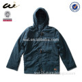 Button front yamaha winter jackets With hoody canvas winter ackets/coats